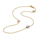 Sliced Stone Necklace Necklace Roseark Deux