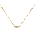 Delicate Diamond Station Necklace Choker Necklace The Finest Stack
