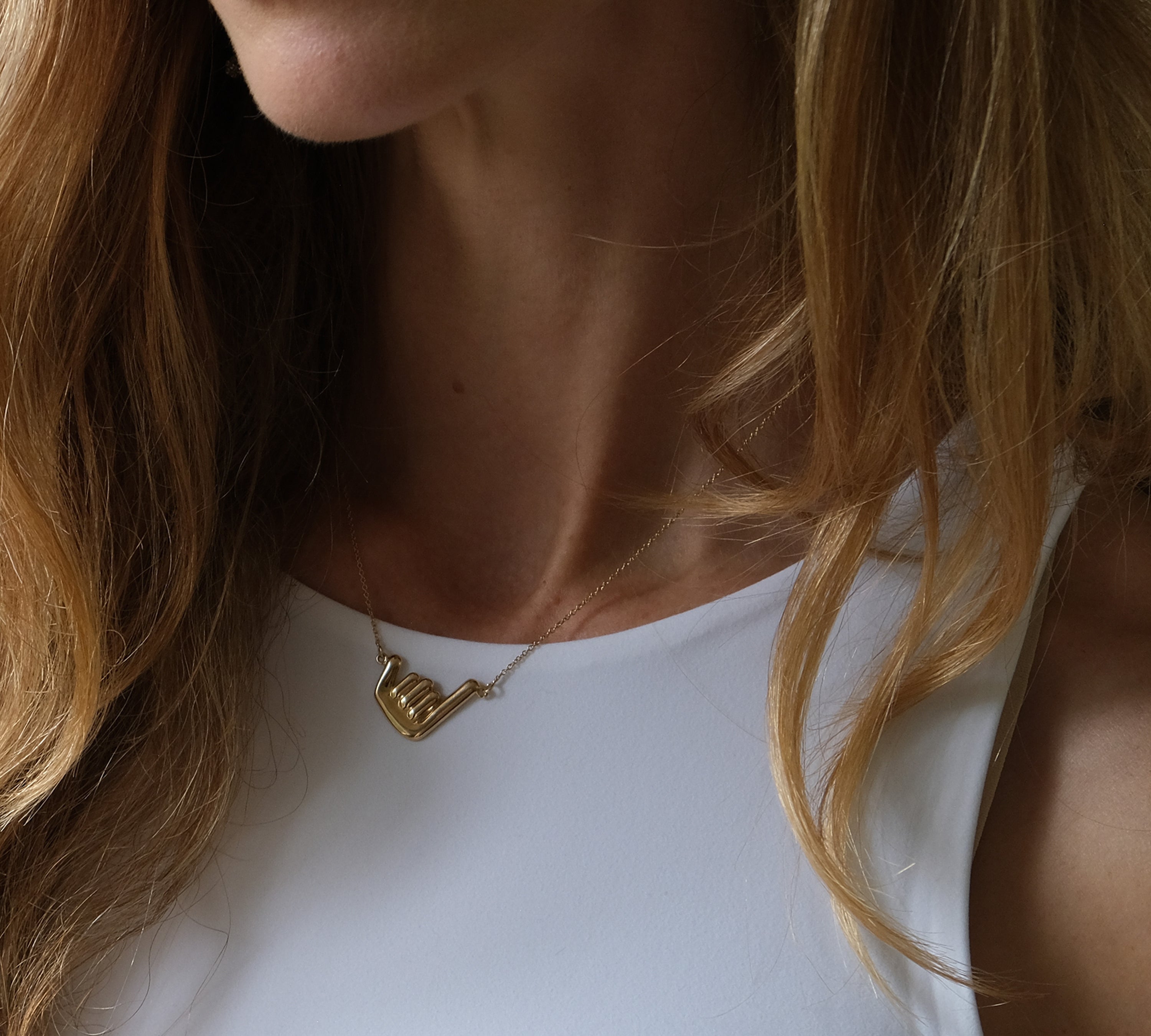 Gold Shaka Necklace Necklace The Finest Stack