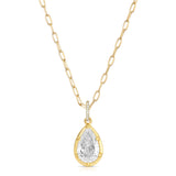 Teardrop Diamond Charm Charm Roseark Deux