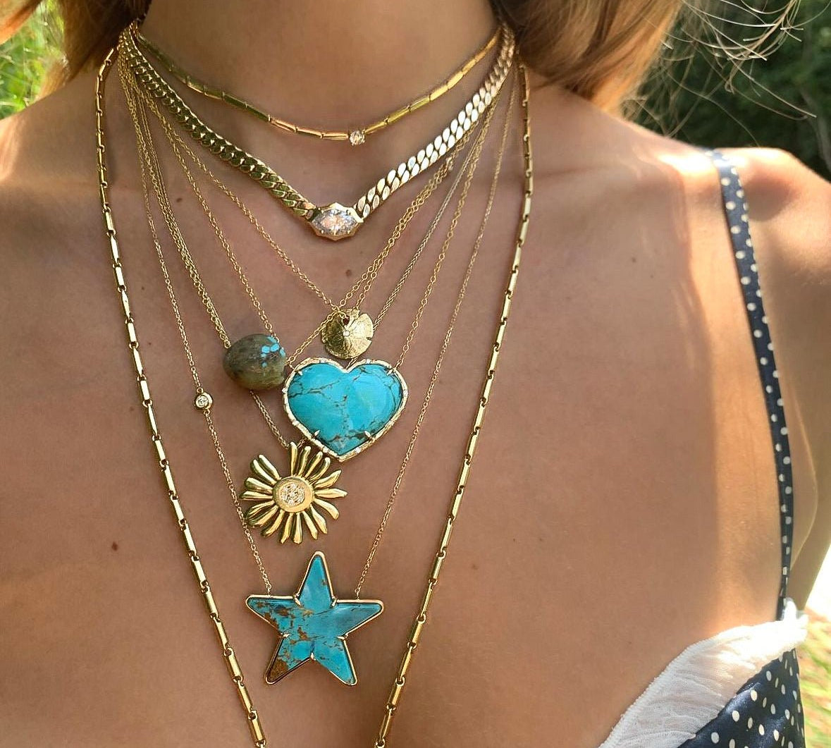 Single Diamond Bezel Collar Necklace Roseark Deux