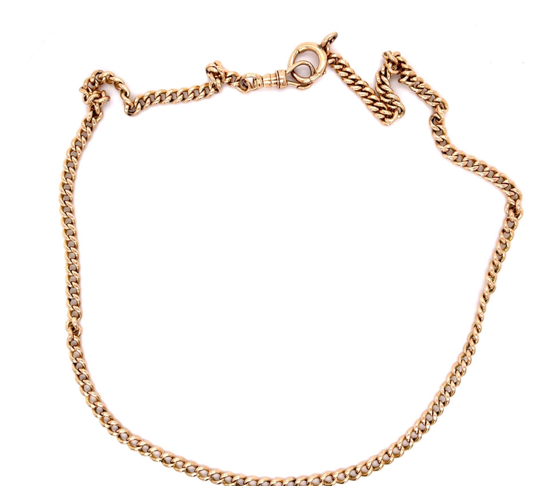 Victorian Chain Necklace, Large Chain Necklace Roseark Vintage