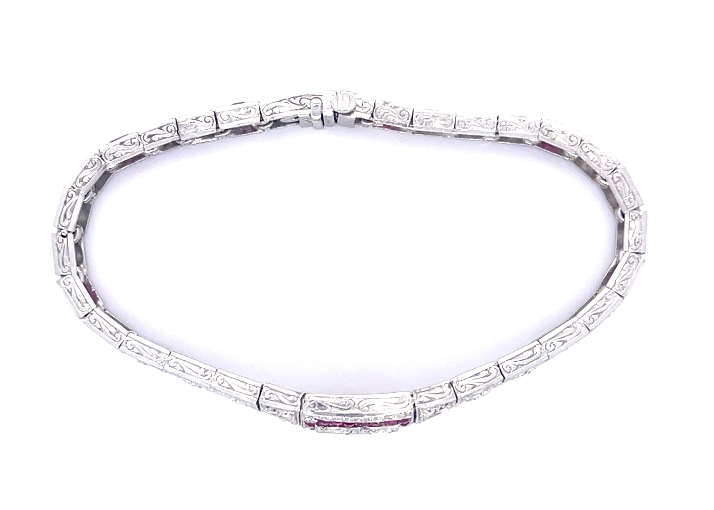 Art Deco Old European Diamond Bracelet Bracelet Roseark Vintage
