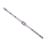 Art Deco Old European Diamond Bracelet Bracelet Roseark Vintage