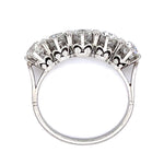 1930s Art Deco Diamond Platinum Handmade Ring Statement Ring Roseark Vintage