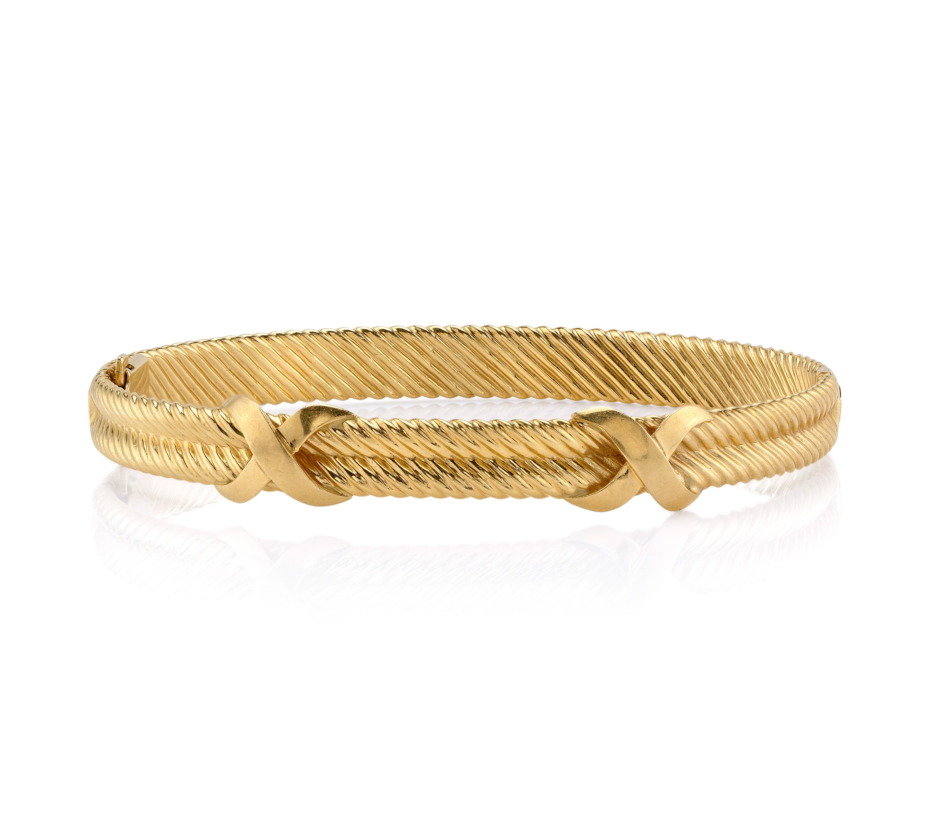 1980s Vintage X Bracelet Bracelet Roseark Vintage   