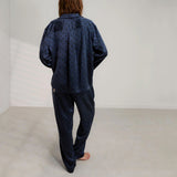 Washable Silk Long Sleeve Pant Set Clothing LUNYA