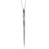Stingray Necklace with Diamonds Pendant Necklace Elisabeth Bell Jewelry White Gold