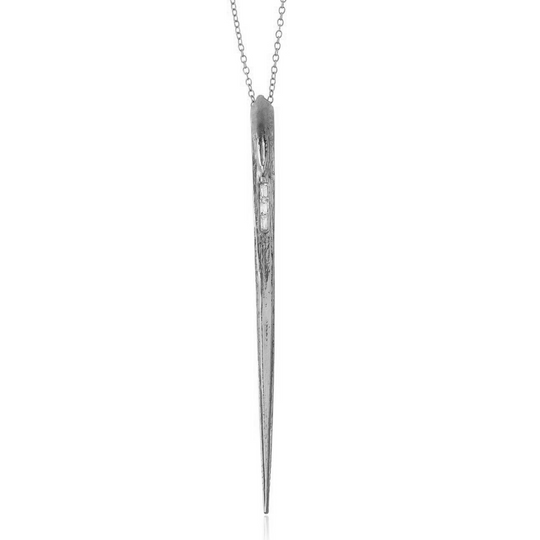 Stingray Necklace with Diamonds Pendant Necklace Elisabeth Bell Jewelry White Gold