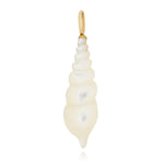 Spiral Shell Pendant Maura Green