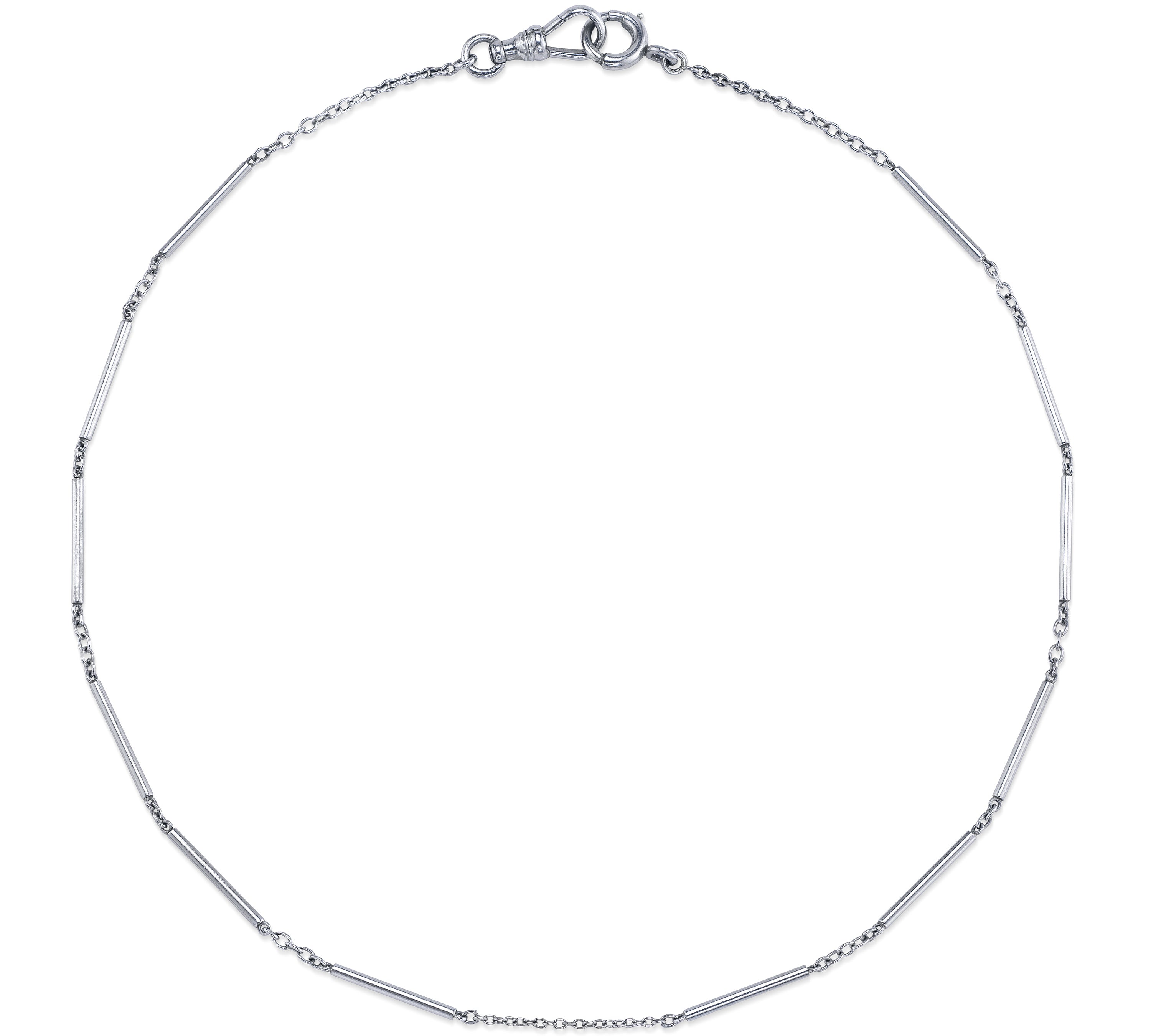 Multi-bar Link Chain Necklace Chain Necklace Roseark Vintage