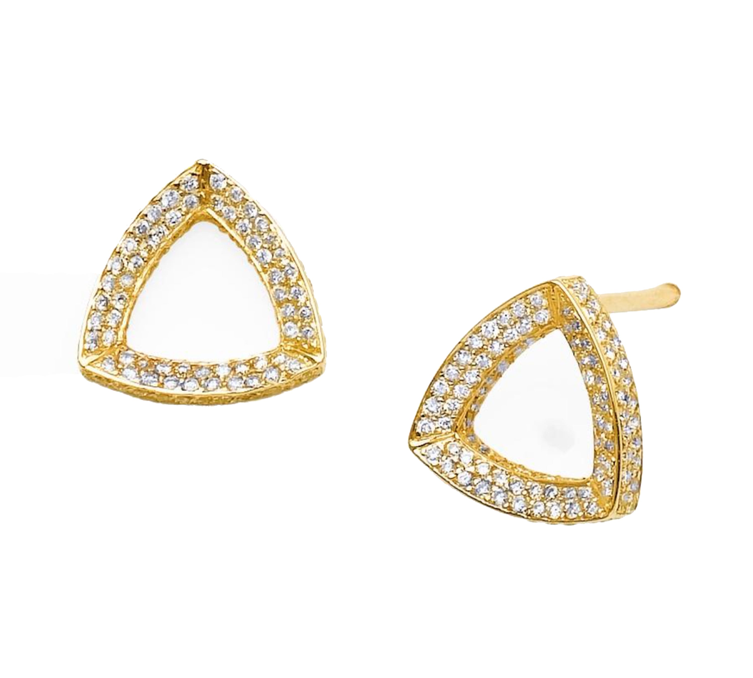 Diamond Trilogy Studs Stud Earrings Karma El-Khalil