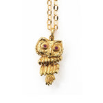 Baby Owl Necklace Pendant Necklace Yakira Rona