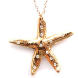 Starfish Necklace with Sprinkled Diamonds Pendant Necklace Yakira Rona