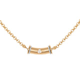 Warrior Princess Diamond Drop Necklace, Large Bar Necklace Latelier Nawbar