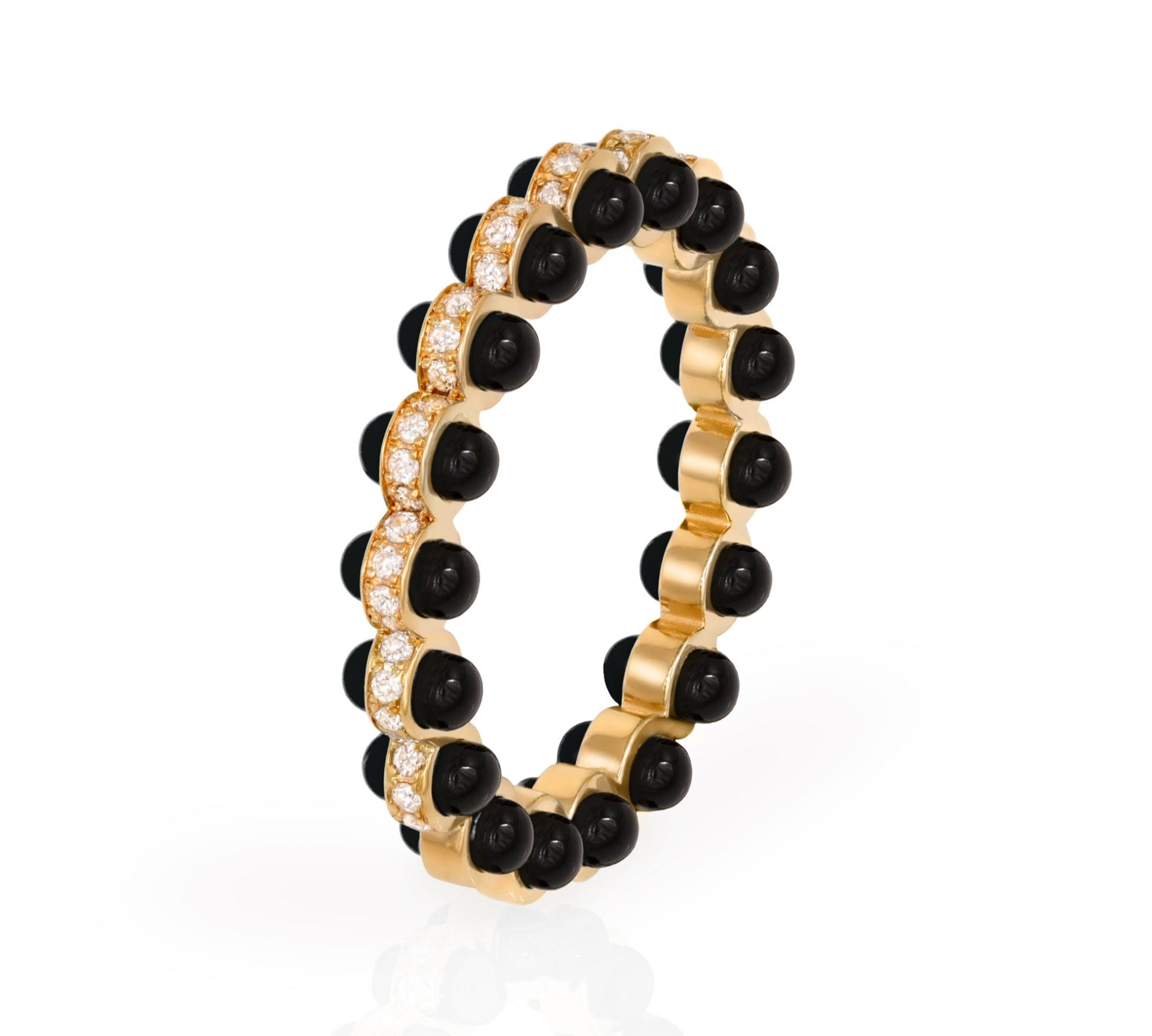 The Carbon Ring, Size One Band Ring Latelier Nawbar