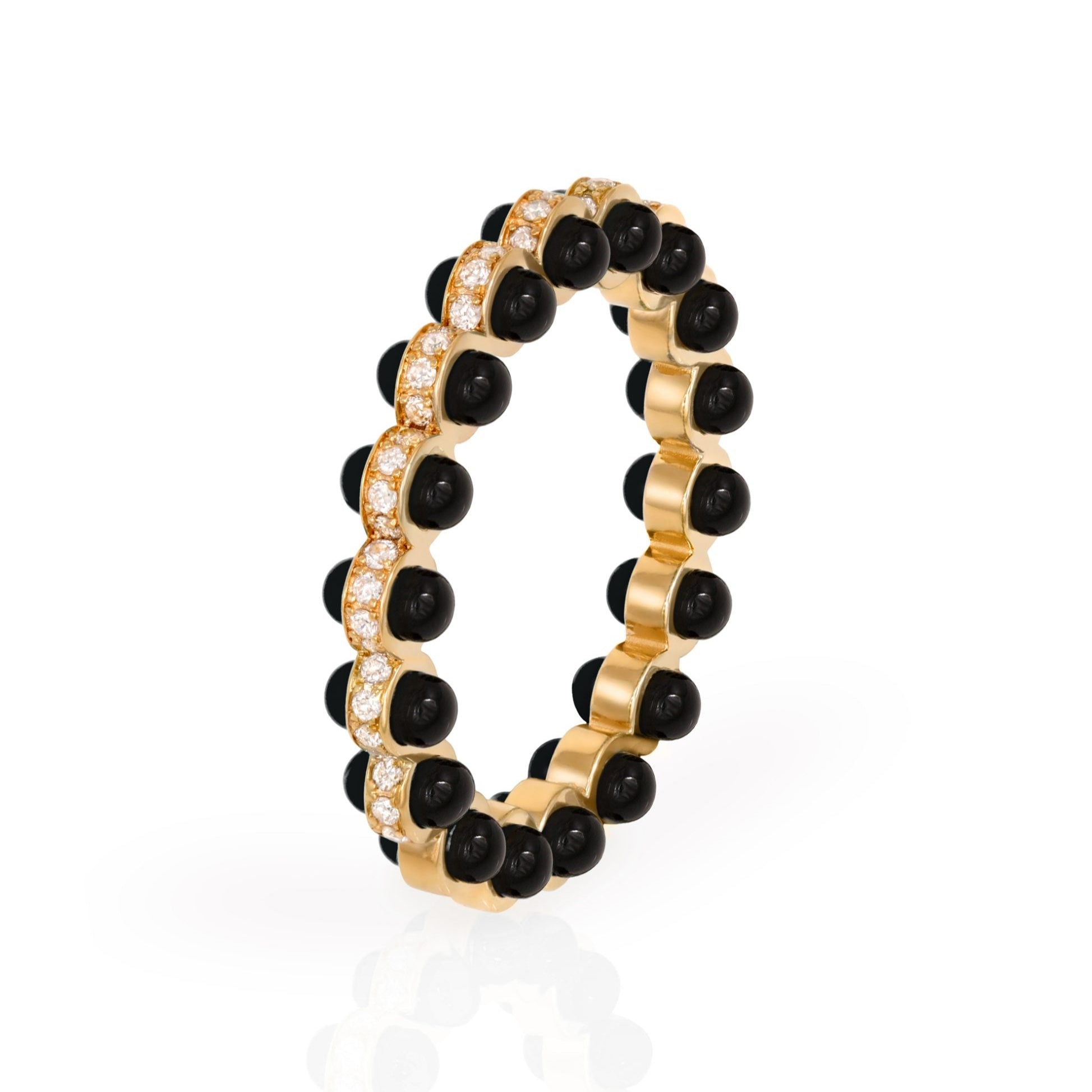 The Carbon Ring, Size One Band Ring Latelier Nawbar