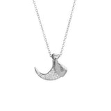 Pave Diamond Bobcat Claw Necklace Pendant Necklace Elisabeth Bell Jewelry White Gold