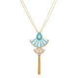 Statement Bond Street Fan Necklace Statement Necklace Latelier Nawbar