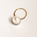 Pearl Diamond Classic Twist Ring Ring Carolyn Rodney 6