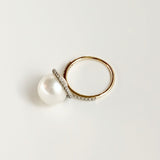 Pearl Diamond Classic Twist Ring Ring Carolyn Rodney