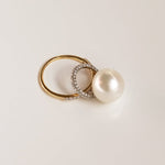Pearl Diamond Classic Twist Ring Ring Carolyn Rodney