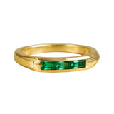 Baguette Emerald Stack Ring