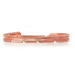Feather Cuff Cuff Bracelet Elisabeth Bell Jewelry Rose Gold  