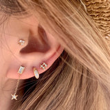 Diamond Hashtag Stud Stud Earrings Jaine K Designs