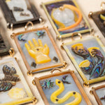 Hamsa Sacred Symbol Tablet Charm Charm Maura Green   