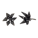 Black Diamond Hedgehog Studs Stud Earrings Karma El-Khalil