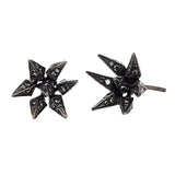 Black Diamond Hedgehog Studs Stud Earrings Karma El-Khalil
