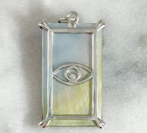 High Priestess Tarot Charm Charm Maura Green   