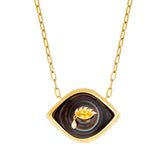 Suleiman Agate Eye Pendant Necklace