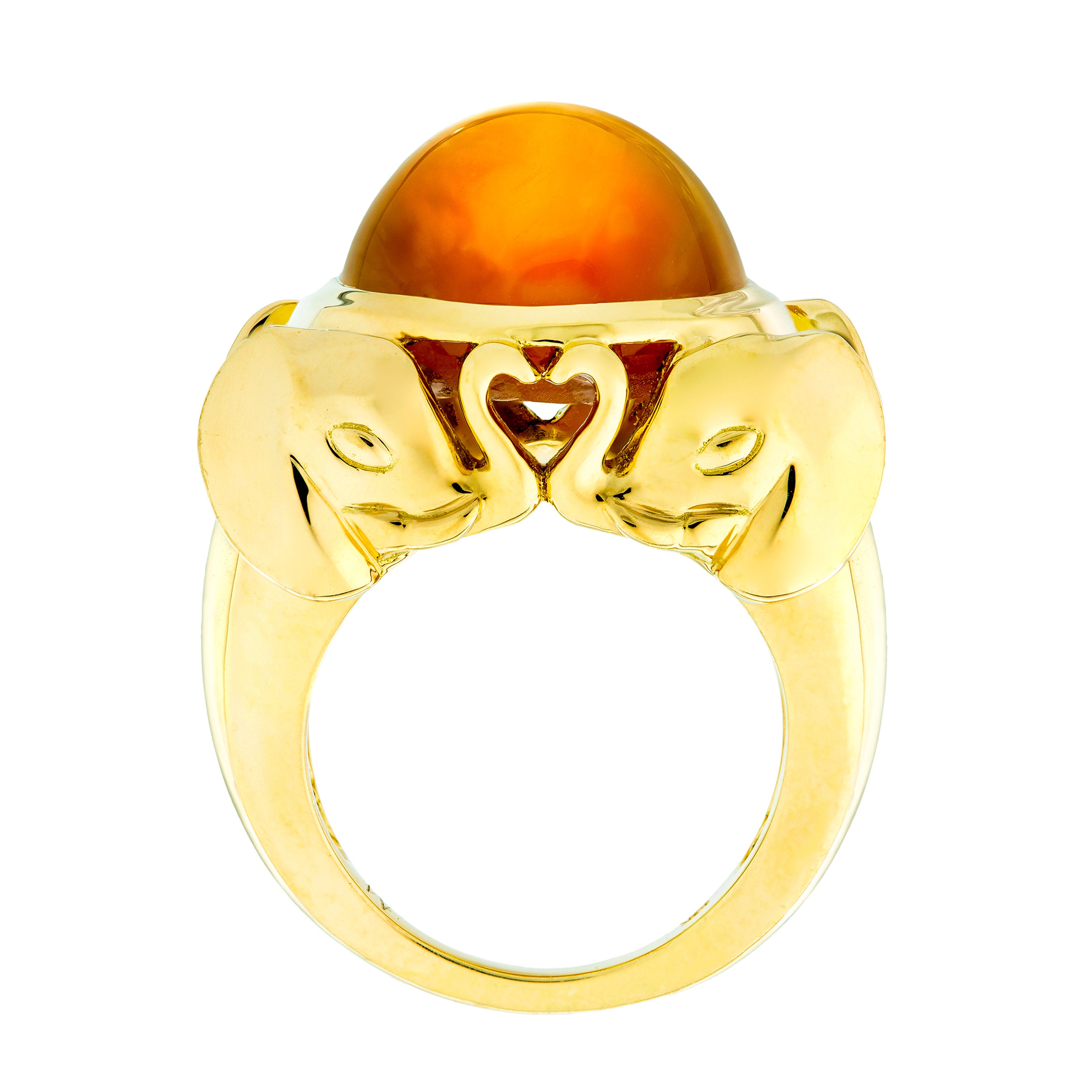 Elephant Star Opal Ring Cocktail Ring Guita M