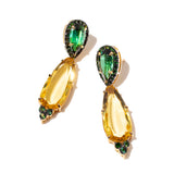 Faceted Beryl Tourmaline Earrings