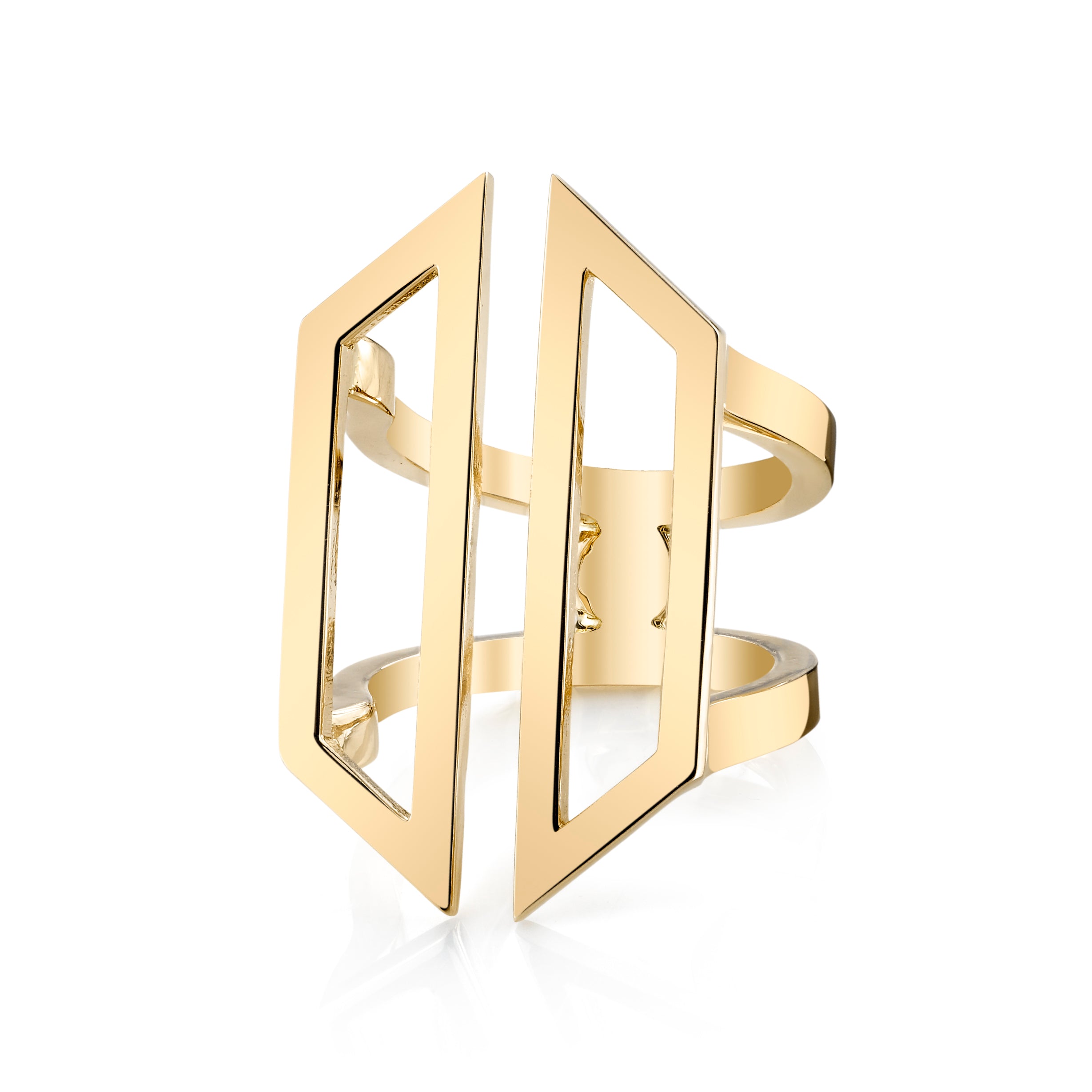 Armor I Ring Statement Ring Karma El-Khalil 6 Yellow Gold