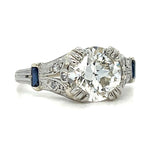 1920s Art Deco Diamond Ring Cocktail Ring Roseark Vintage