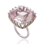 Pink Kunzite Ring Statement Ring Karma El-Khalil