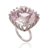 Pink Kunzite Ring Statement Ring Karma El-Khalil