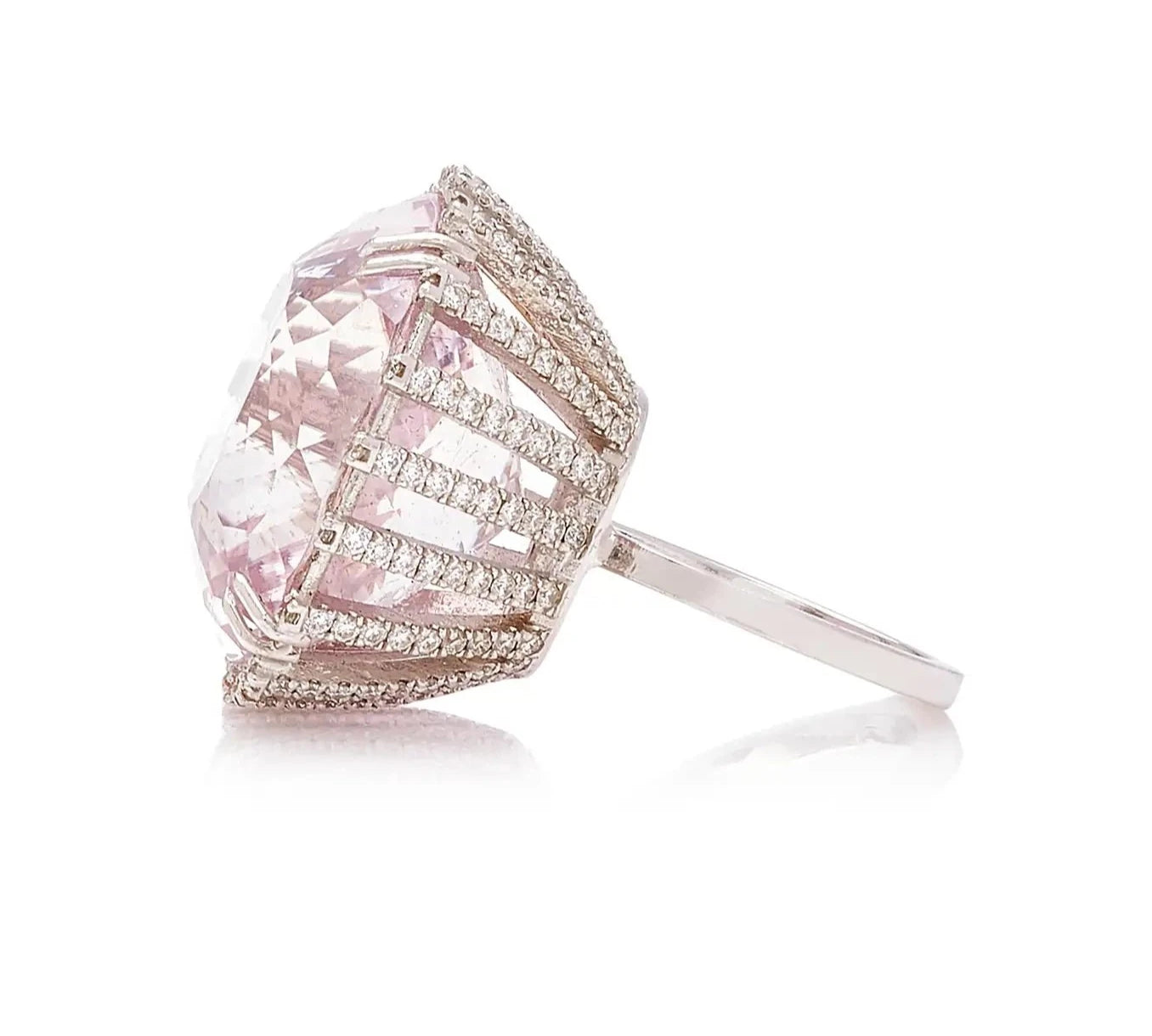 Pink Kunzite Ring Statement Ring Karma El-Khalil