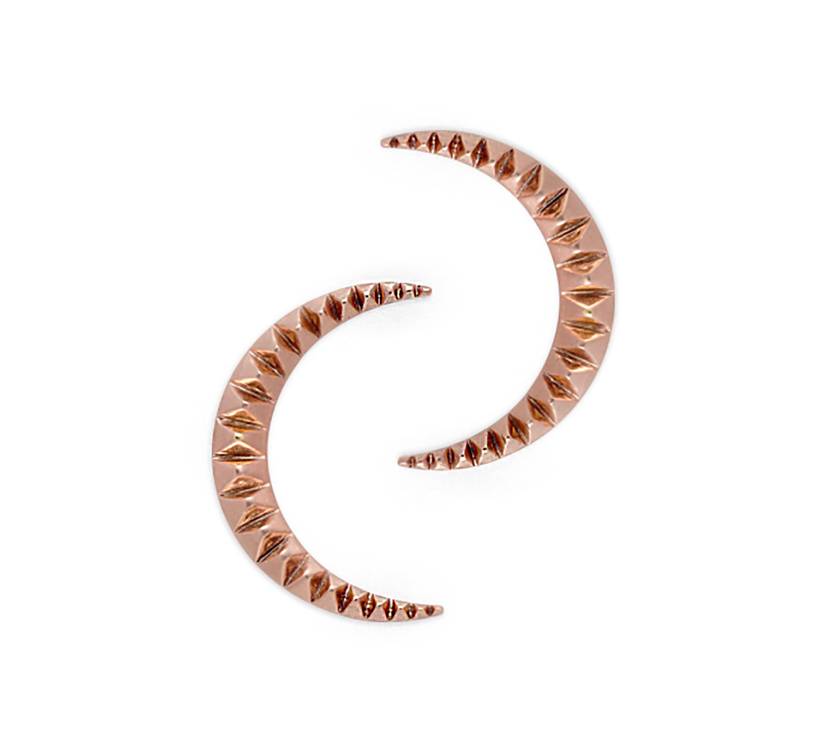 Spiky Half-Moon Earrings Earrings Karma El-Khalil