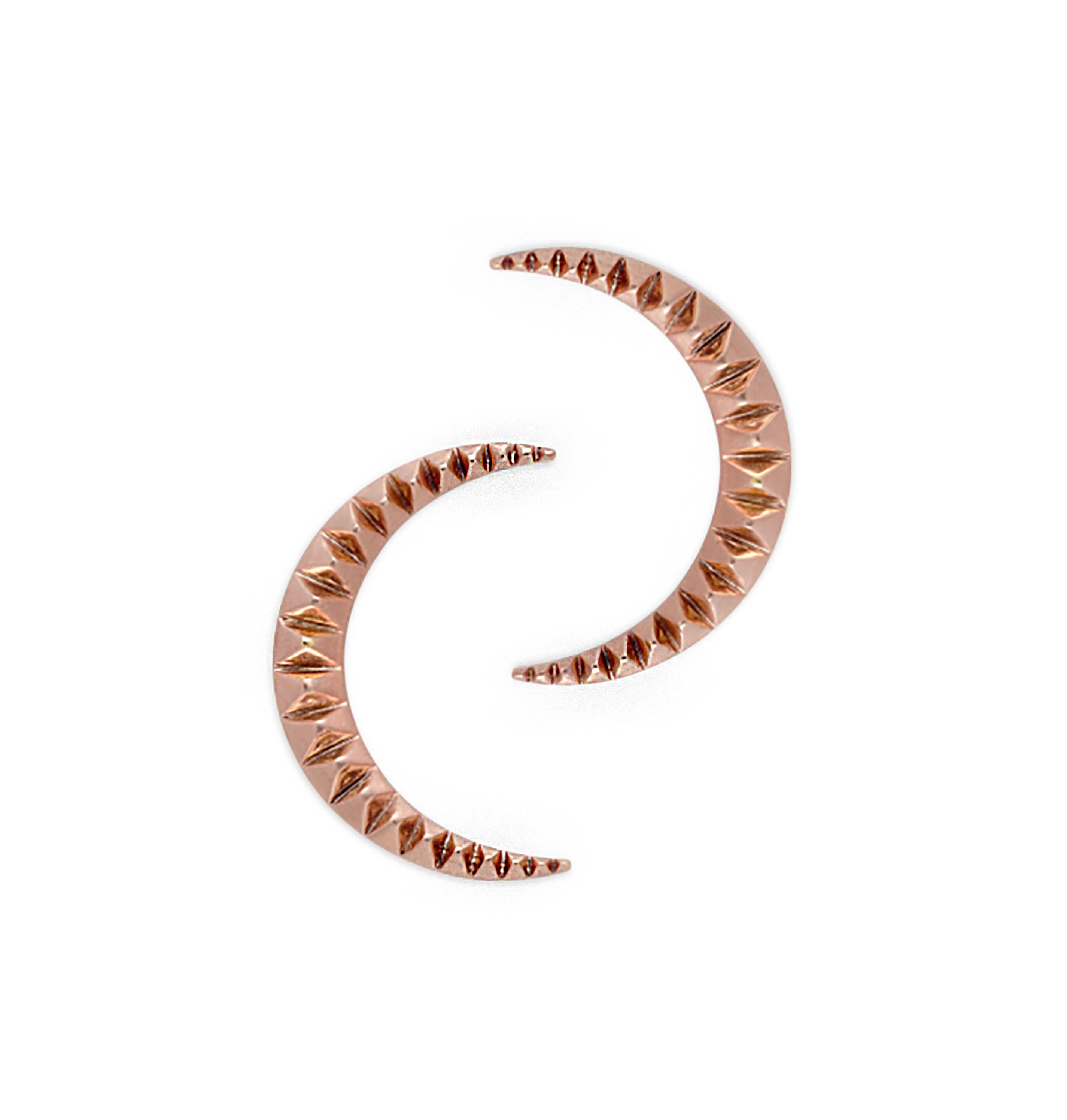 Spiky Half-Moon Earrings Earrings Karma El-Khalil