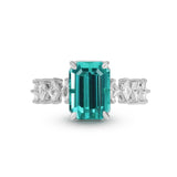 Lagoon Tourmaline Diamond Ring