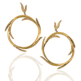 Moxie Circle Hoop Earrings Hoop Earrings Yakira Rona