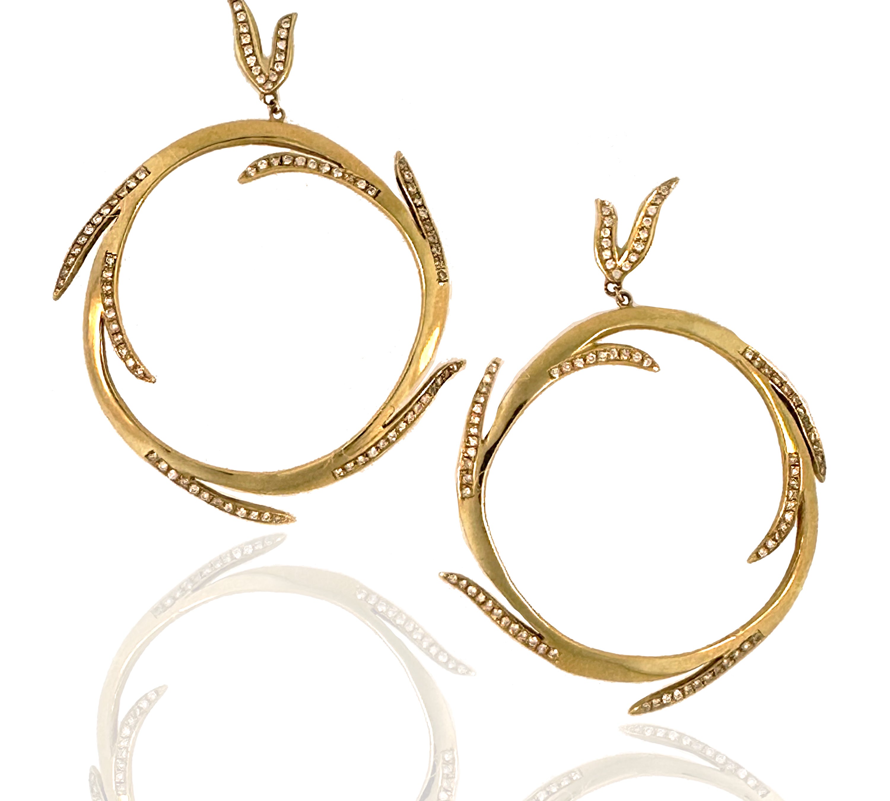 Moxie Circle Hoop Earrings Hoop Earrings Yakira Rona