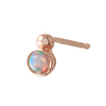 Opal Dot Stud Stud Earrings Jaine K Designs Single