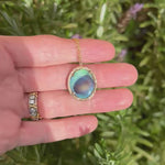 Spiral Galaxy Necklace Pendant Necklace Elisabeth Bell Jewelry