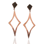 Black Diamond Maven Earrings Drop Earrings Yakira Rona
