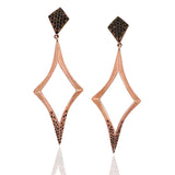 Black Diamond Maven Earrings Drop Earrings Yakira Rona
